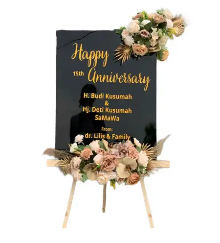 Papan Bunga Akrilik Mantangai