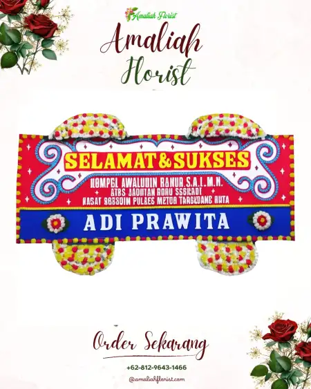 Papan Bunga Ucapan Selamat Mantangai